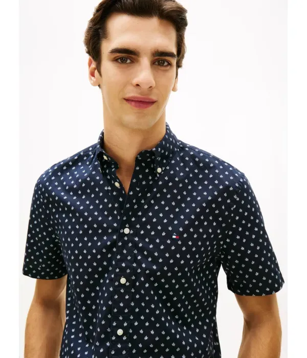 Футболка TH FLEX regular fit Tommy Hilfiger, темно-синий — фото 4