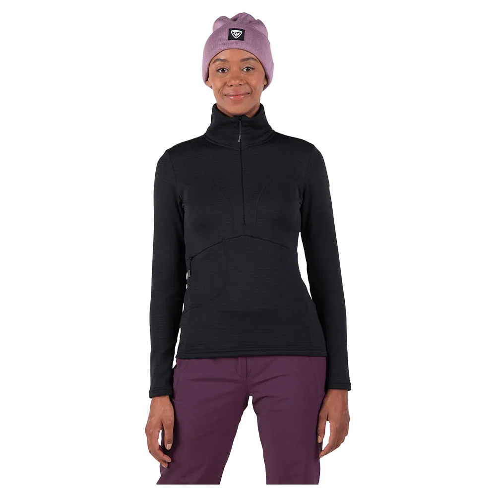 

Флис Rossignol Blackside half zip, черный