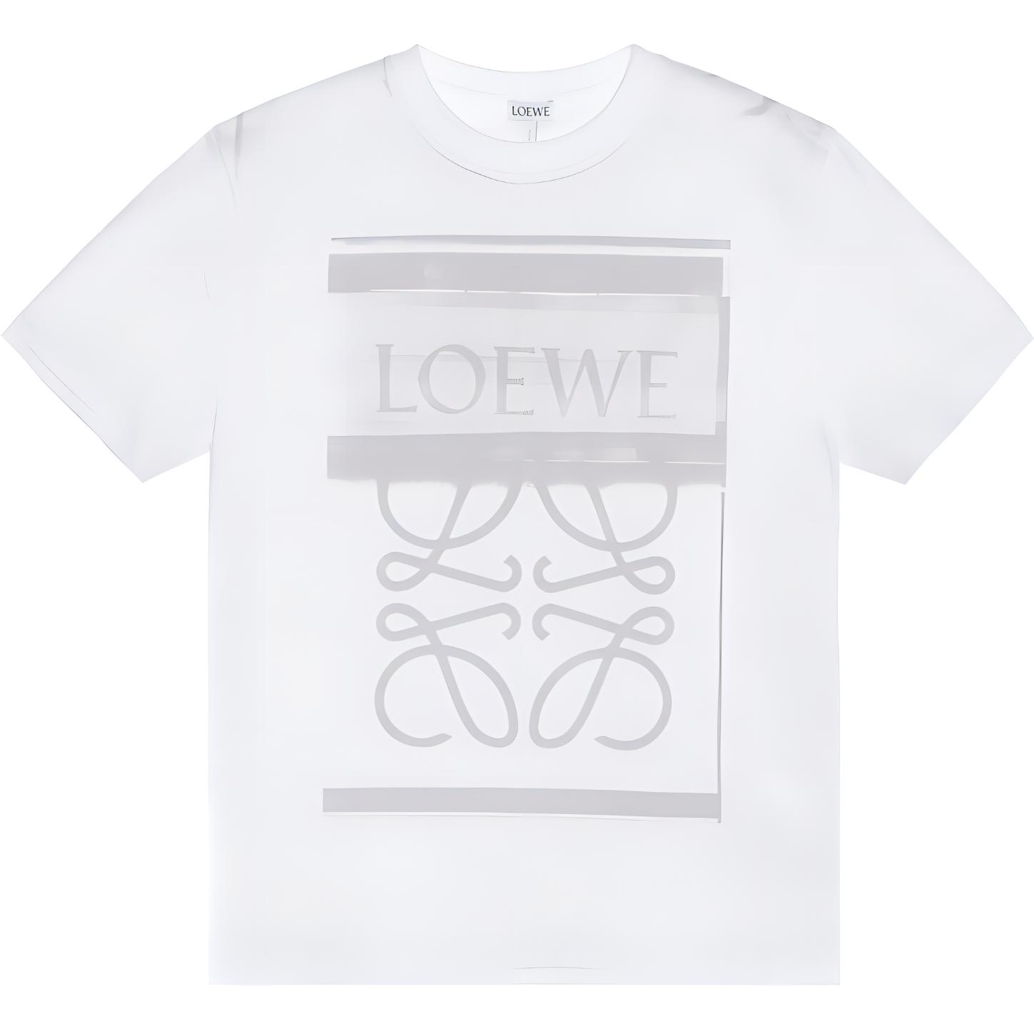 

Футболка женская Loewe, белый / серый