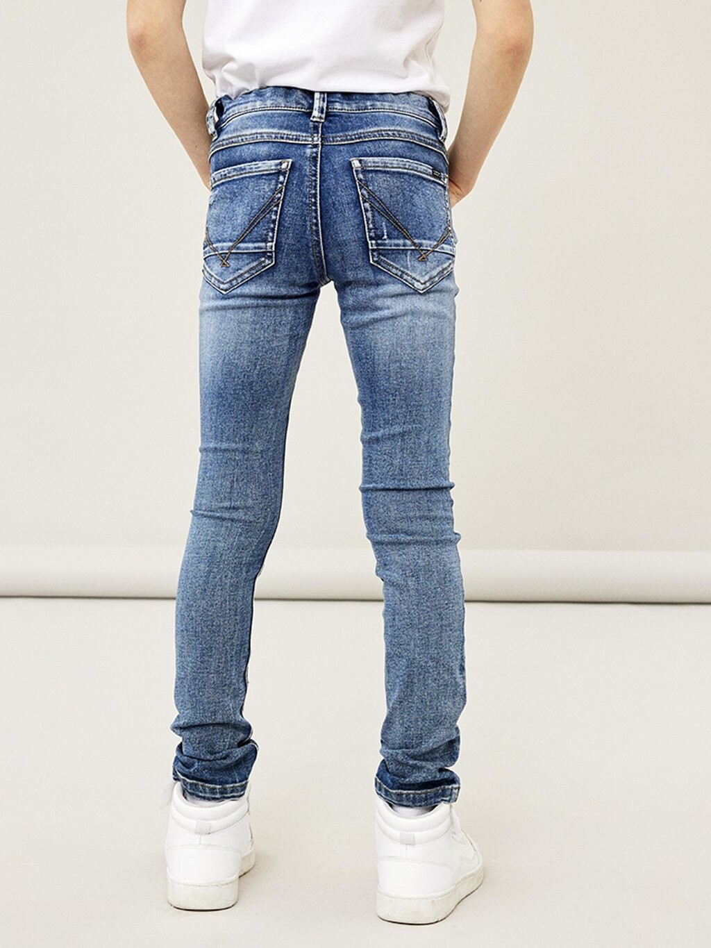 Джинсы Skinny Fit NKMPETE Name it, цвет medium blue denim — фото 2