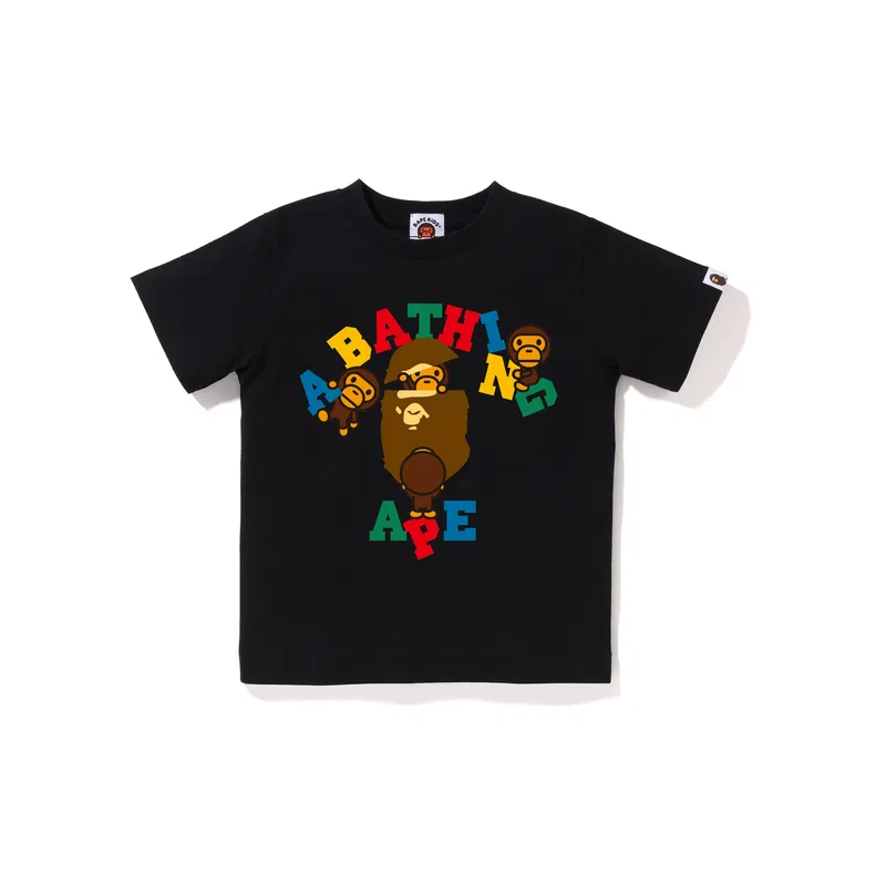 Футболка Pre School A BATHING APE черная