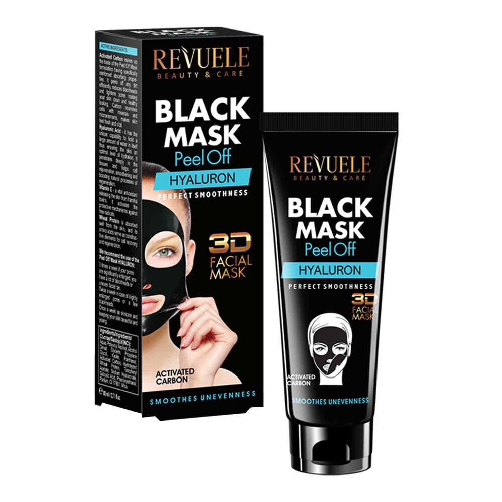 

Маска для лица Mascarilla Con Carbón Activo Ácido Hialurónico Revuele, 80 мл