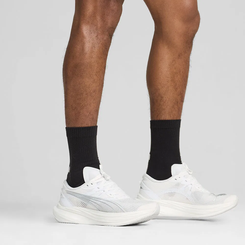 Мужские белые кроссовки Deviate Nitro 3 от Puma