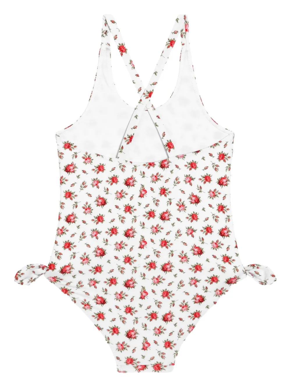 Купальник с цветочным принтом Dolce & Gabbana Kids, белый — фото 2