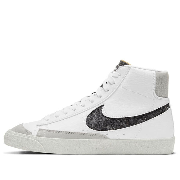 

Кроссовки blazer mid '77 vintage 'recycled wool pack - white light smoke grey' Nike, белый