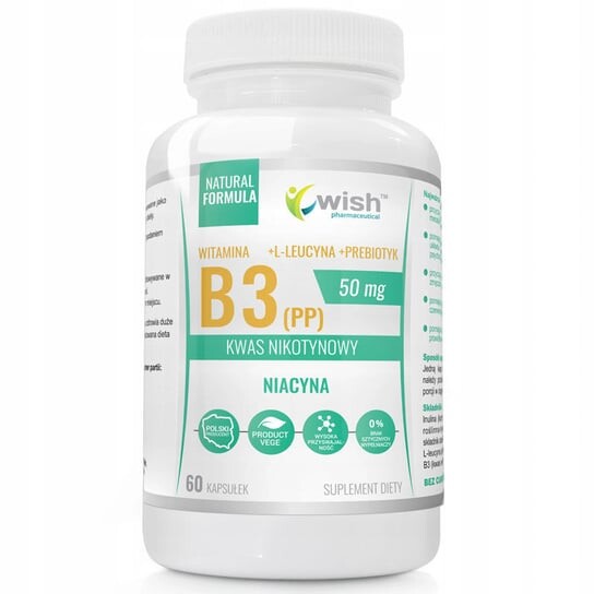 

Wish, Витамин B3(Pp) 50мг 60 капс