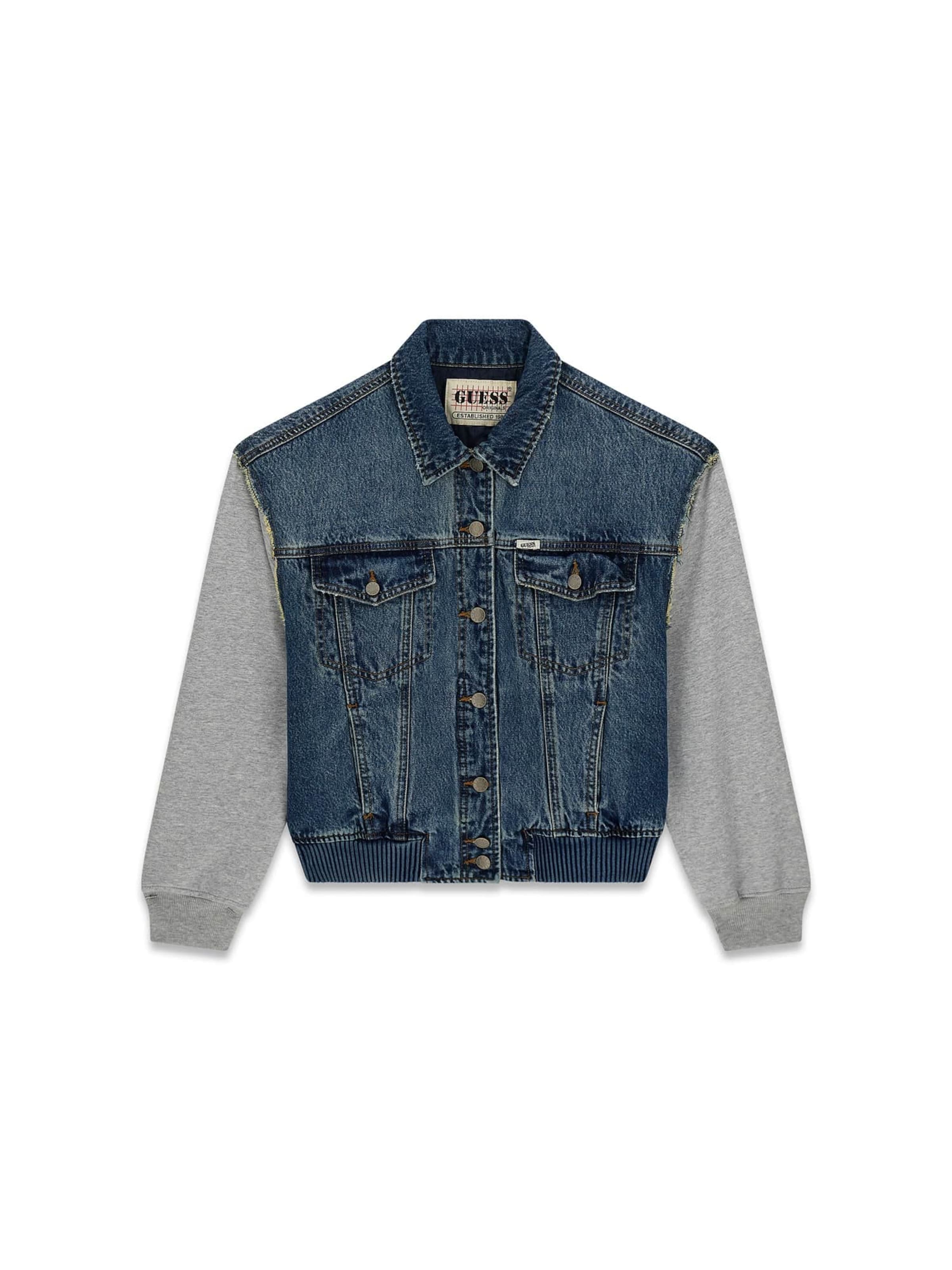 

GUESS Куртка для межсезонья в синем дениме