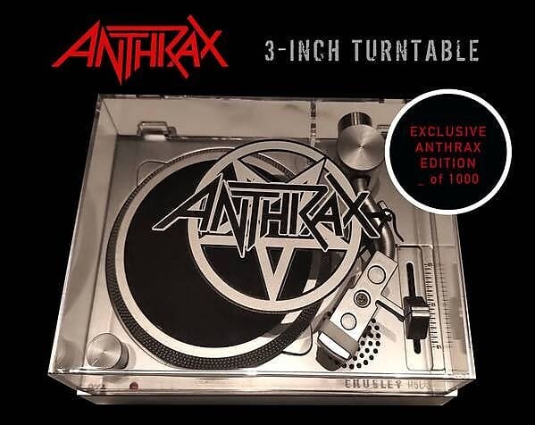 

Проигрыватель Crosley Anthrax 3inch Turntable (RSD2021)