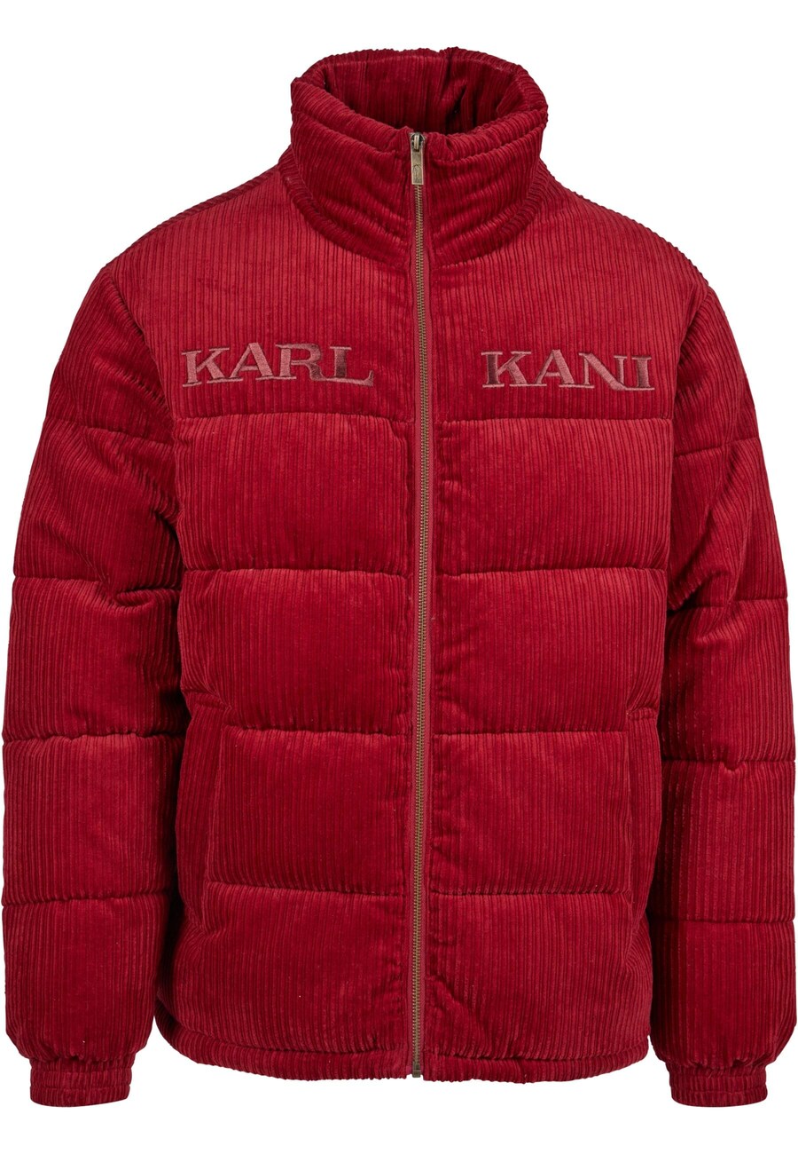 

Зимняя куртка Karl Kani Retro Corduroy, цвет Ruby red/Cranberry