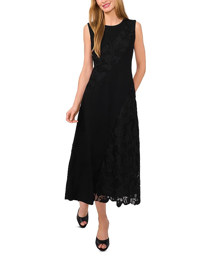 

Безрукавное кружевное платье миди Ted Baker, черный