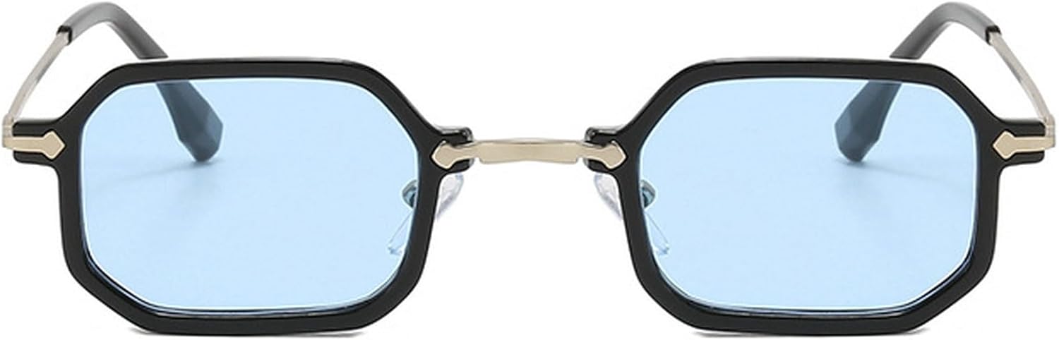 

Маленькие винтажные солнцезащитные очки квадратной формы для женщин, металлические, конфетного цвета, модные, с леопардовым принтом, зеленые, прямоугольные, с защитой от УФ-излучения UV400 mincl, C5