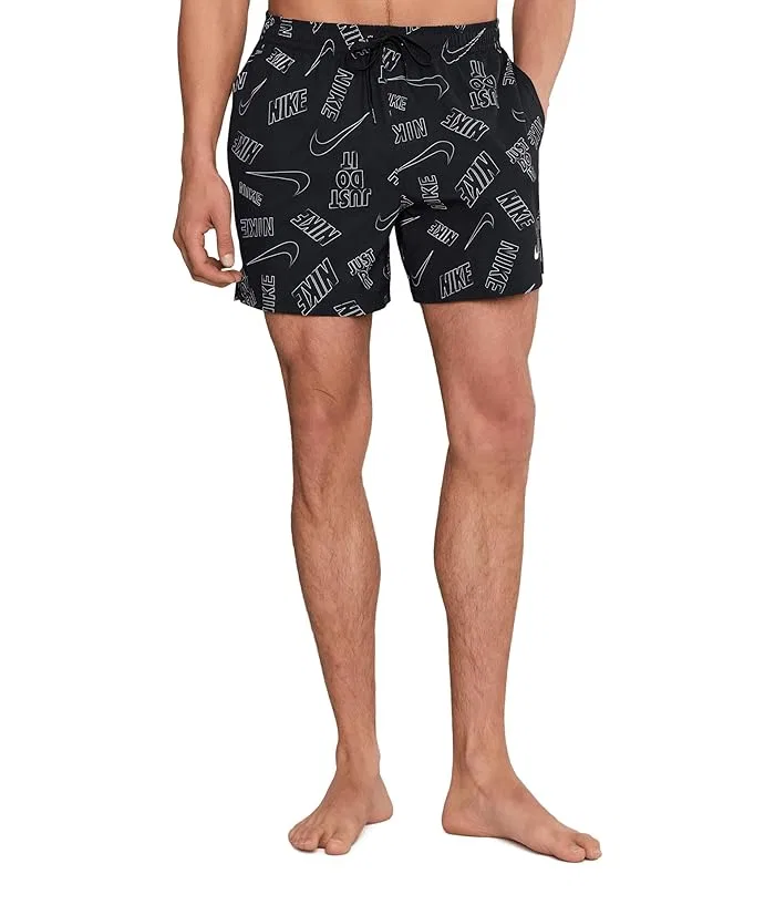 Плавки Nike Breaker Multi Print 5" Brief Lined Volley, Black