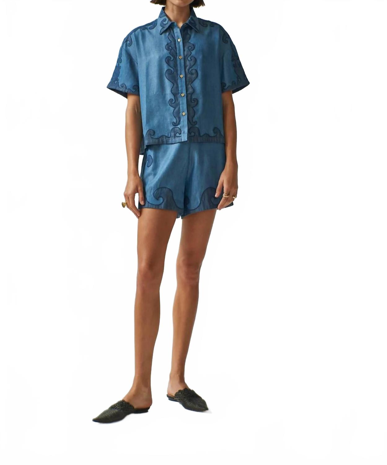 

Женские шорты Roma из джинсовой ткани Tencel Carolina K, Tencel Denim