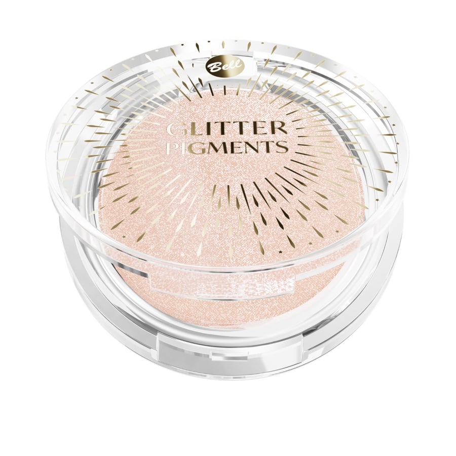

Bell, Glitter Pigments, Eyeshadow, 01 Peachy sparkle