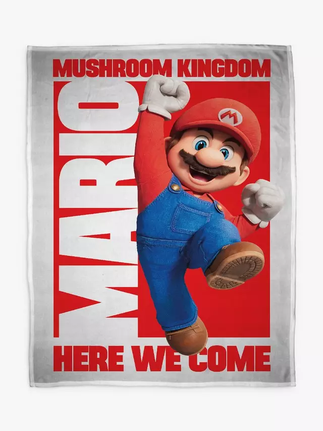 

Одеяло Nintendo Super Mario Movie Fleece