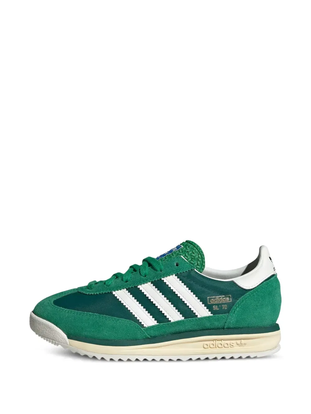Кроссовки Sl 72 rs в полоску Adidas Kids, зеленый