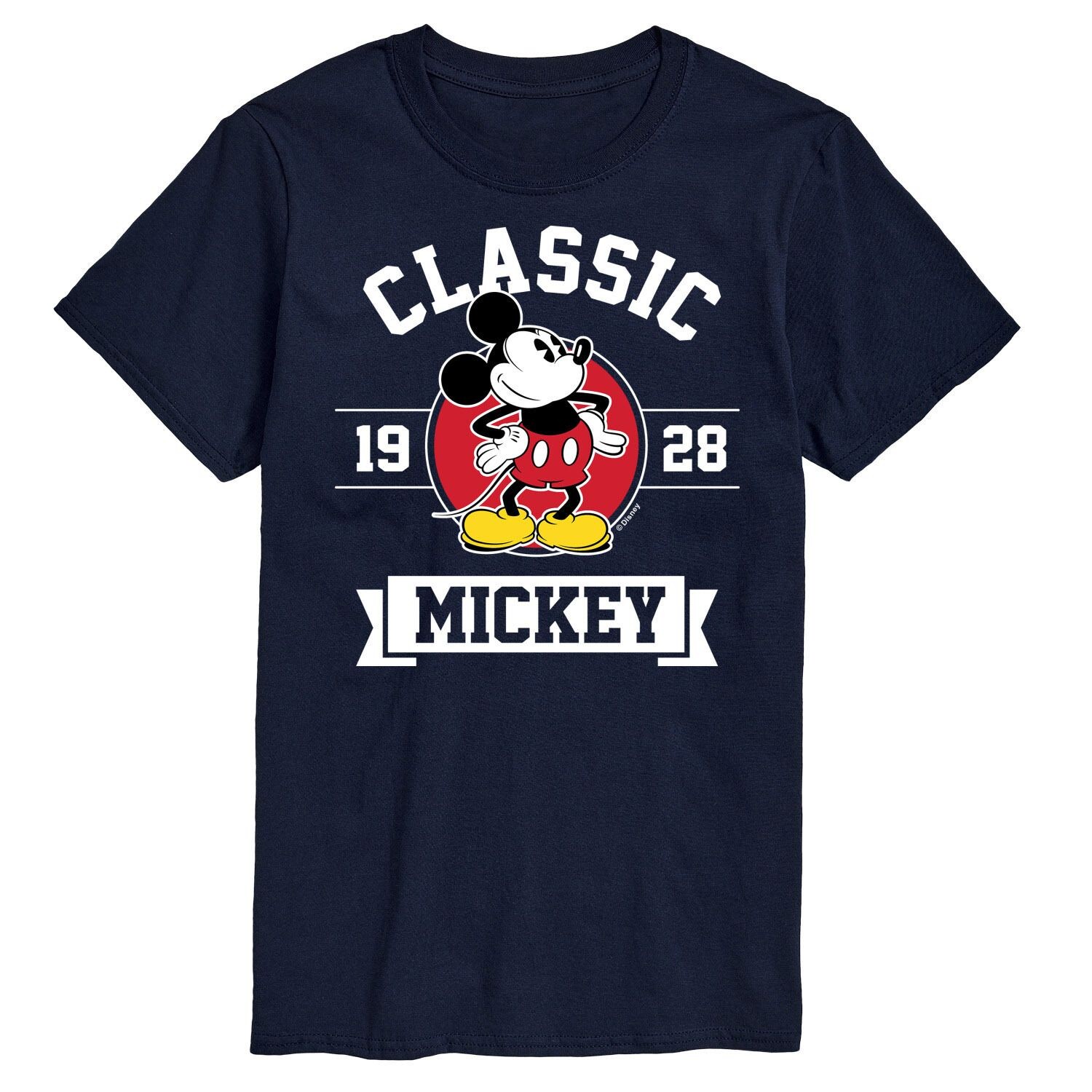 

Классическая футболка Big & Tall Disney Mickey 28 License, синий
