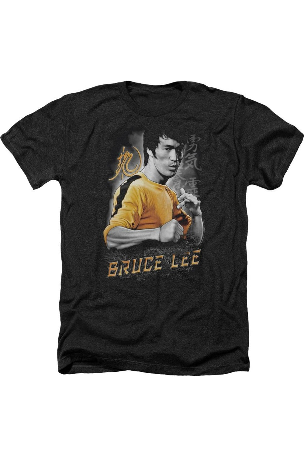 

Футболка для взрослых Bruce Lee Yellow Dragon Heather Gildan