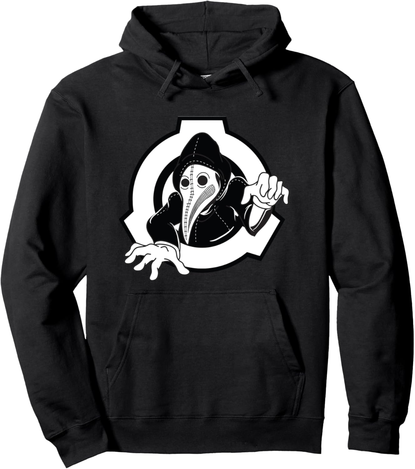 

Фонд SCP SCP-049 Чумной доктор Толстовка Scp Foundation Apparel, черный