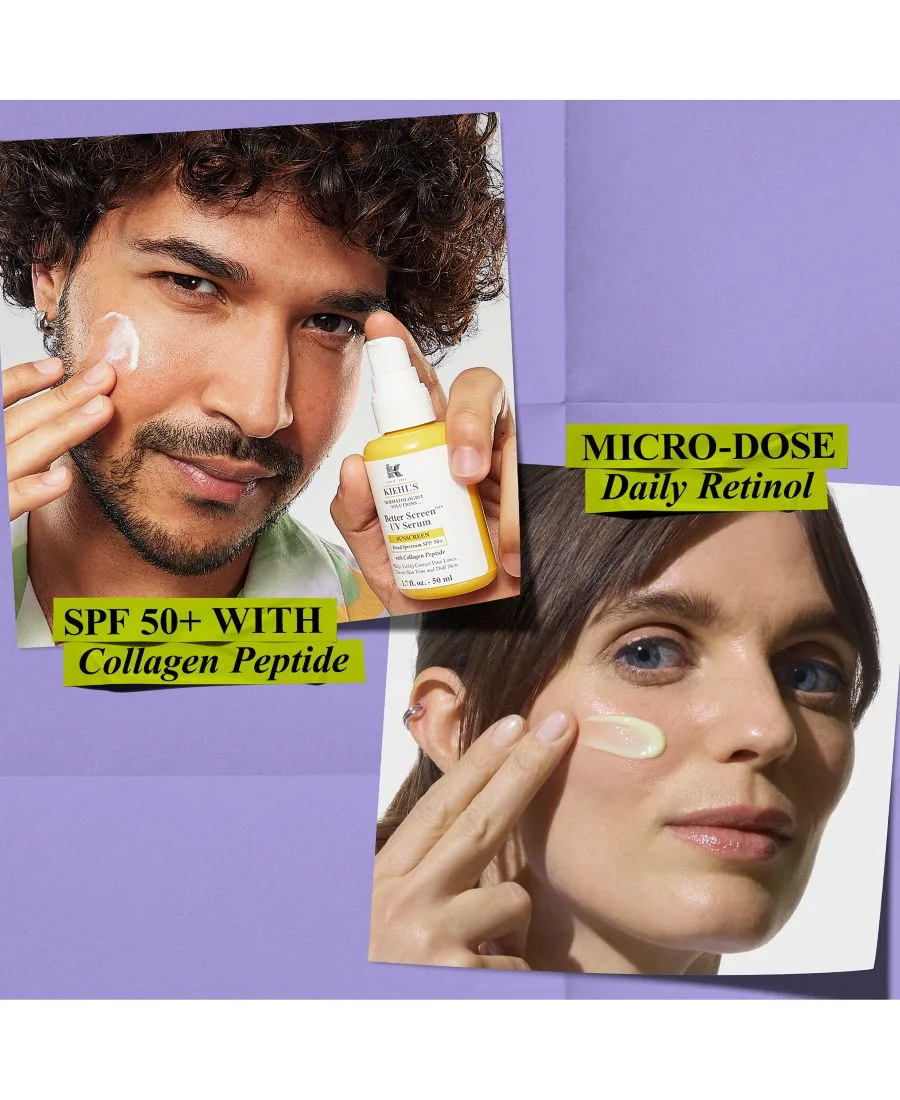 Kiehl's Since 1851 Набор из 2 средств: солнцезащитный крем и сыворотка с ретинолом для дневного и ночного применения — фото 3