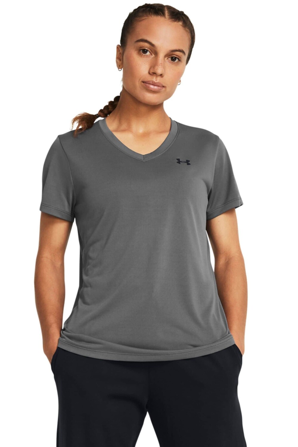 

Футболка с V-образным вырезом Under Armour, серый