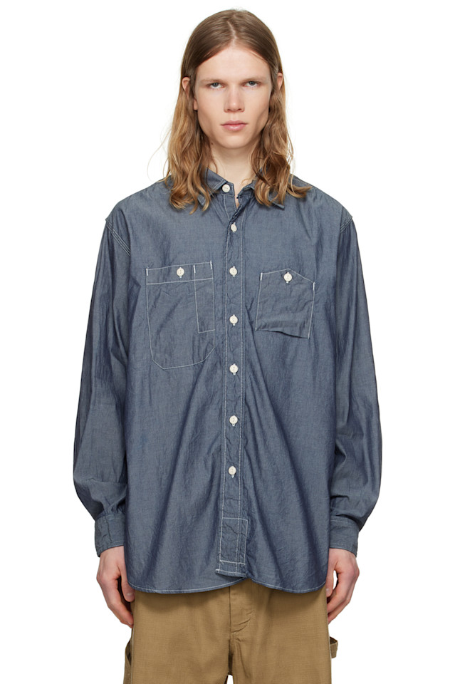 

Рабочая рубашка Engineered Garments, индиго
