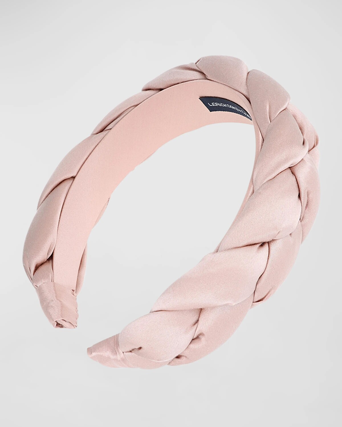 

Массивная плетеная повязка на голову L. Erickson, цвет Silk Charmeuse Pale Peche