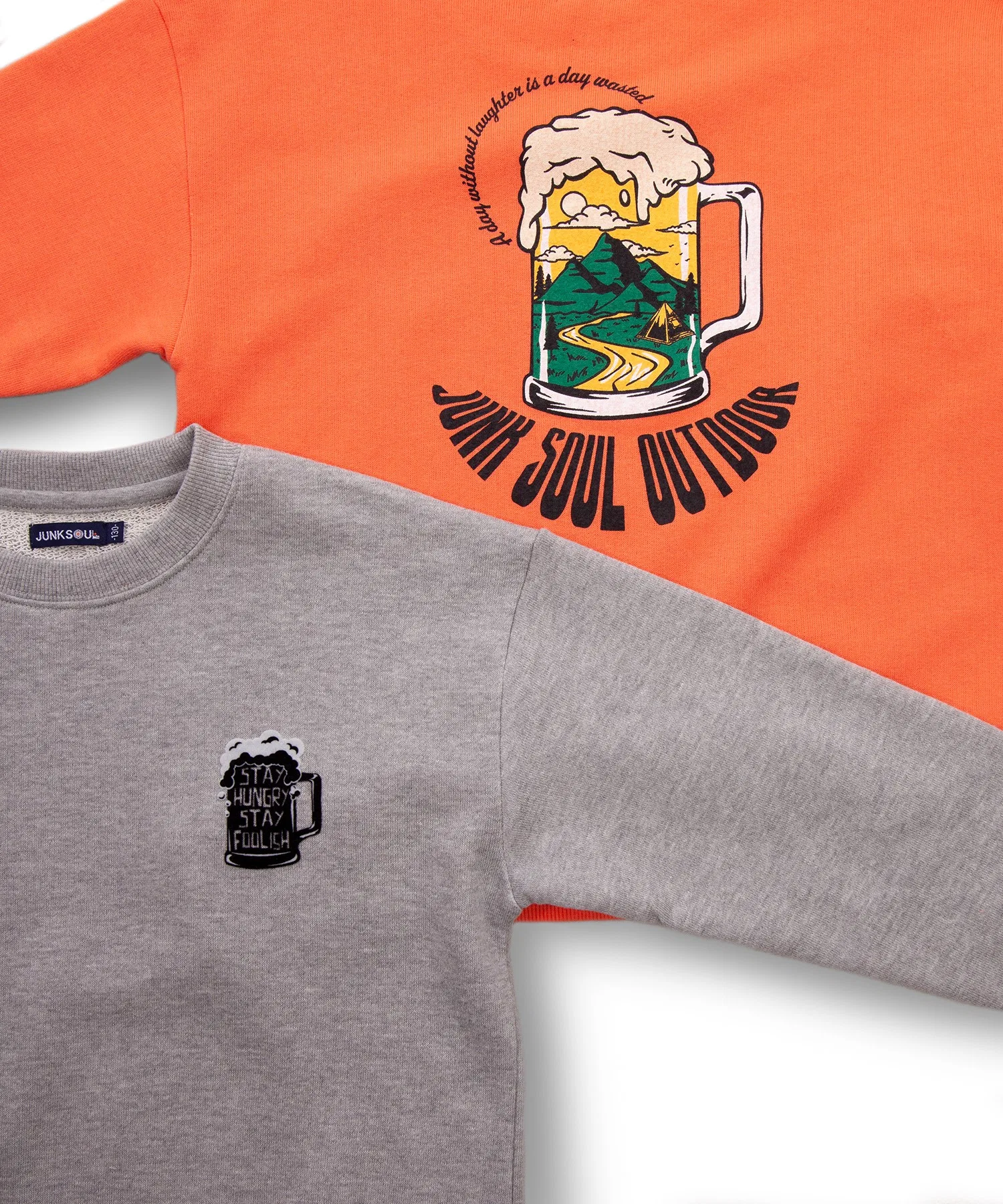 Толстовка JUNK SOUL/Fly-Fleece Beer Toast (M4) — фото 2