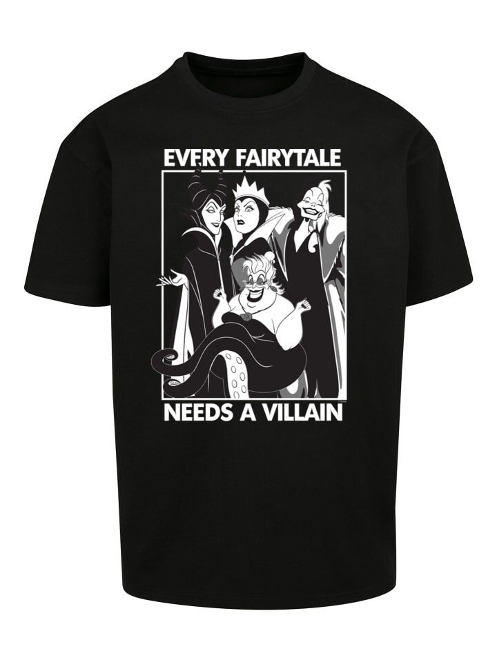 

Футболка F4NT4STIC Disney Every Fairy Tale Needs A Villain, черный