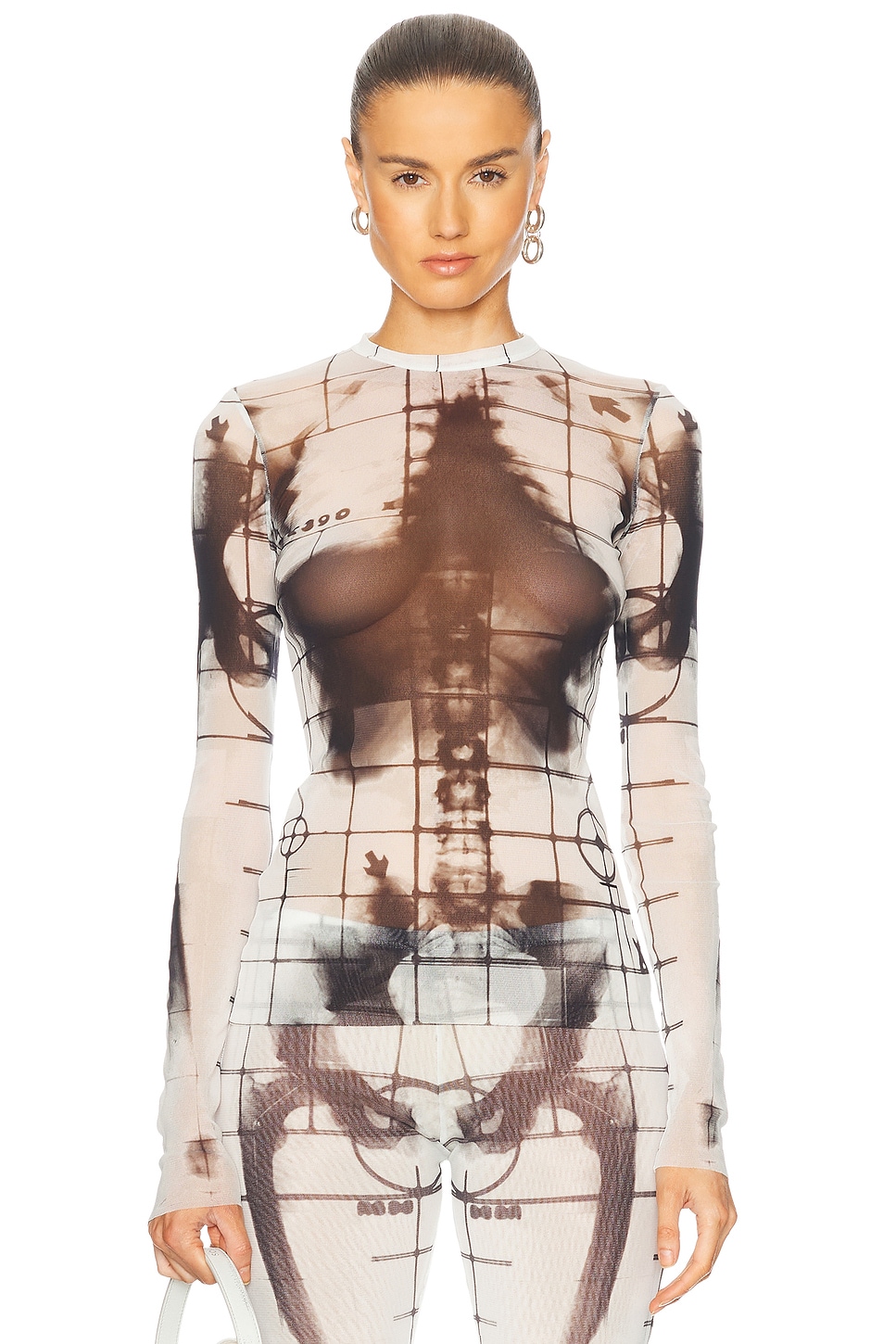 

Топ Squeletor Jean Paul Gaultier, White & Black