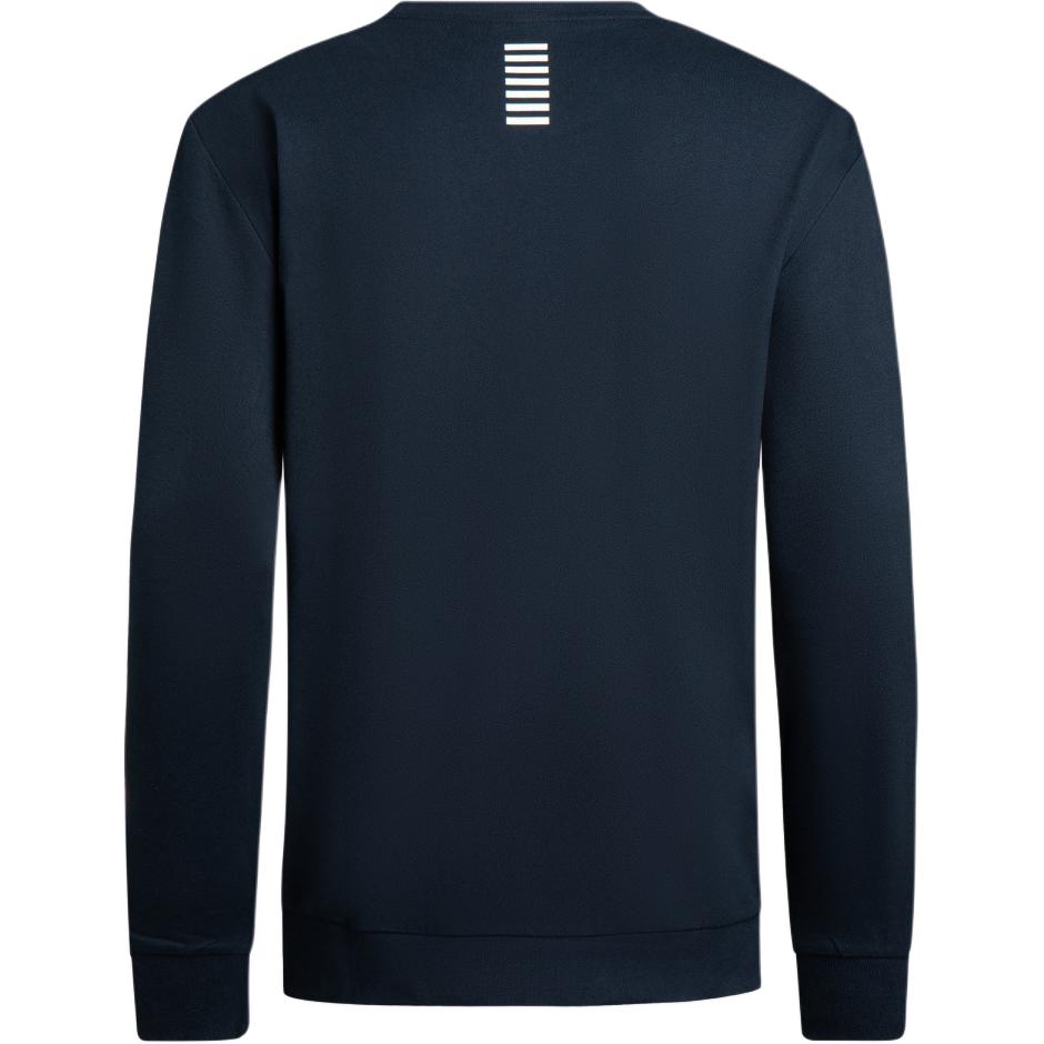 Футболка Ea7 Logo Detailed Crewneck EMPORIO ARMANI, темно-синий — фото 4
