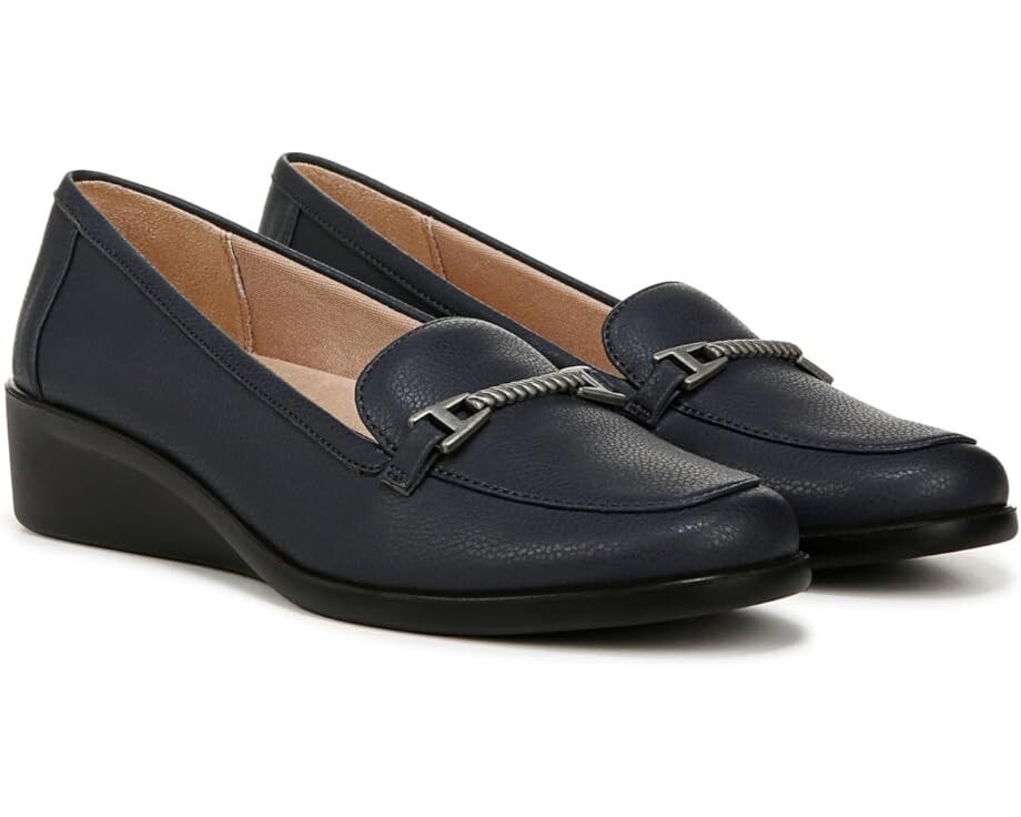 

Туфли на плоской подошве LifeStride Jovial Bit Slip-On, темно-синий