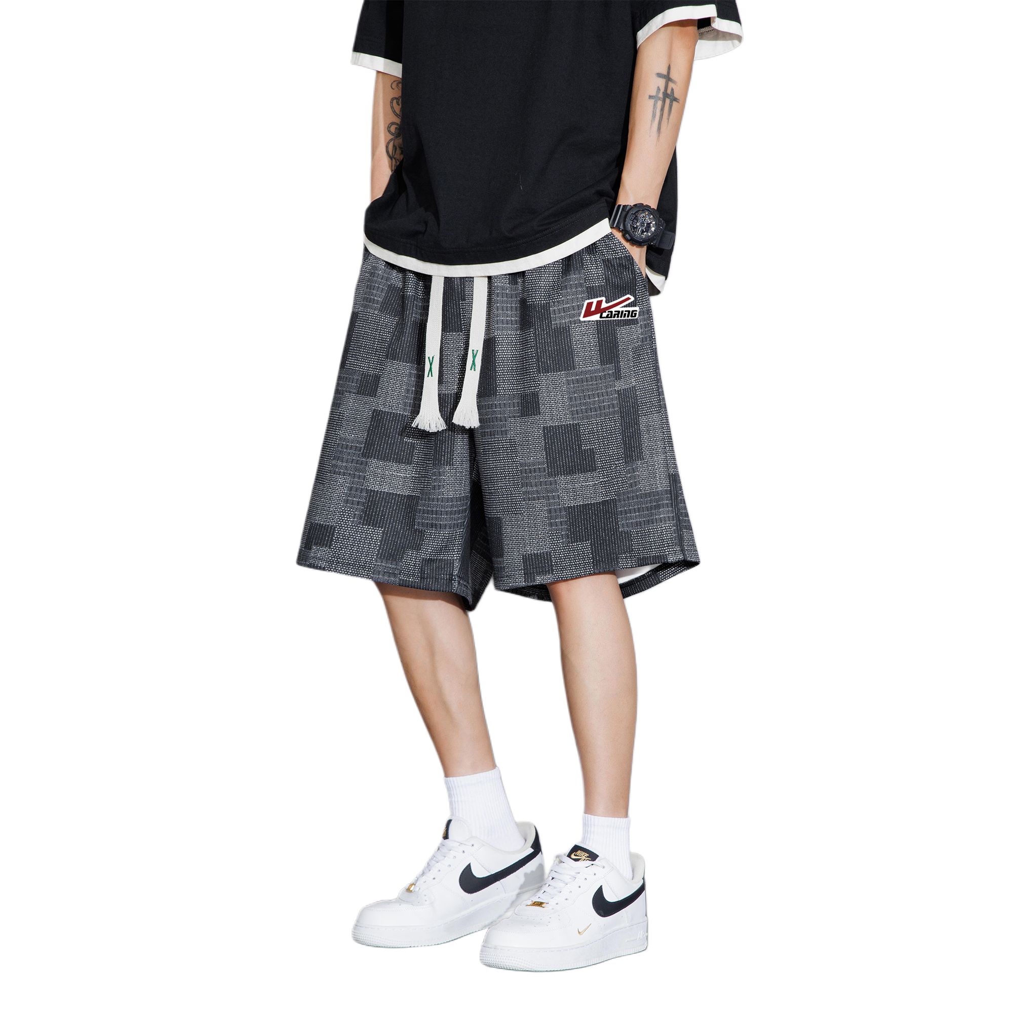 

Шорты Casual Unisex из коллекции Riding The Wind WARRIOR, черный (diy badge)