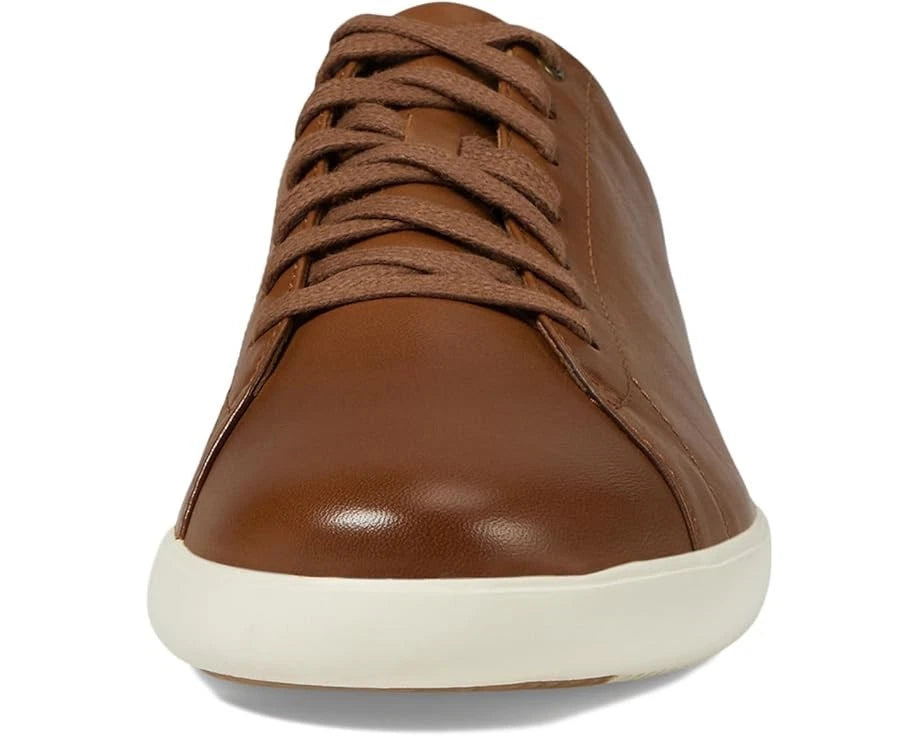Мужские кроссовки Cole Haan Grand Crosscourt II из коричневой кожи с полированной поверхностью, модель ZOGG2062 — фото 3