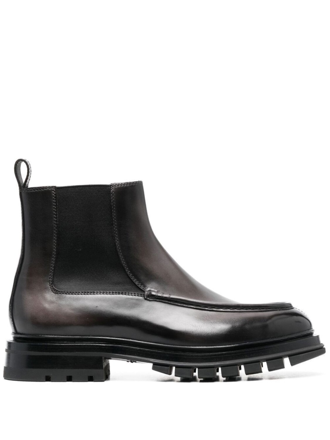 

Santoni ботинки с эластичными вставками, черный