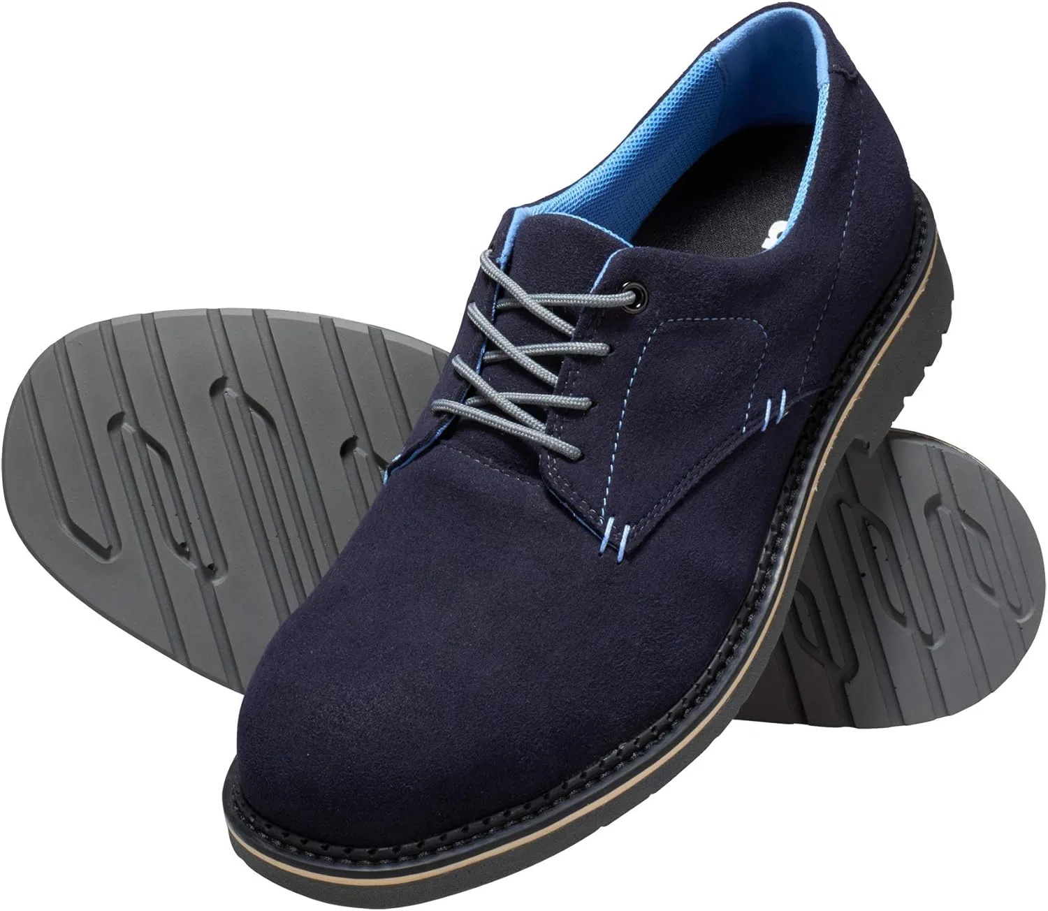 Защитные рабочие ботинки Uvex 1 Business Safety Shoes S3 SRC ESD - сине-серые