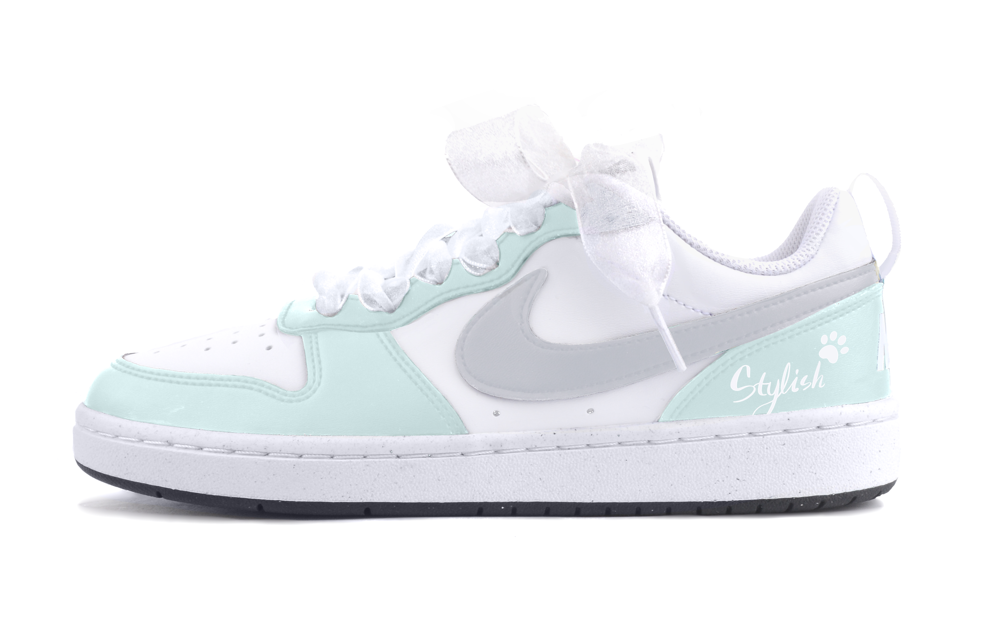 

Nike Кроссовки Court Borough Mint Sweetheart с нескользящей подошвой, износостойкие, для детей и подростков