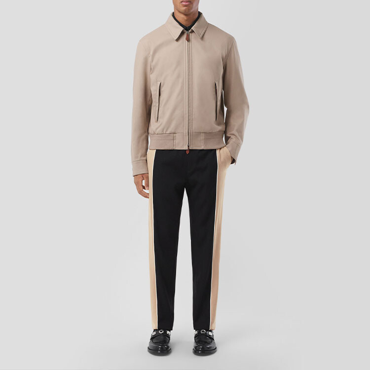 Спортивные штаны Burberry, трикотажные, мужские, черный — фото 2