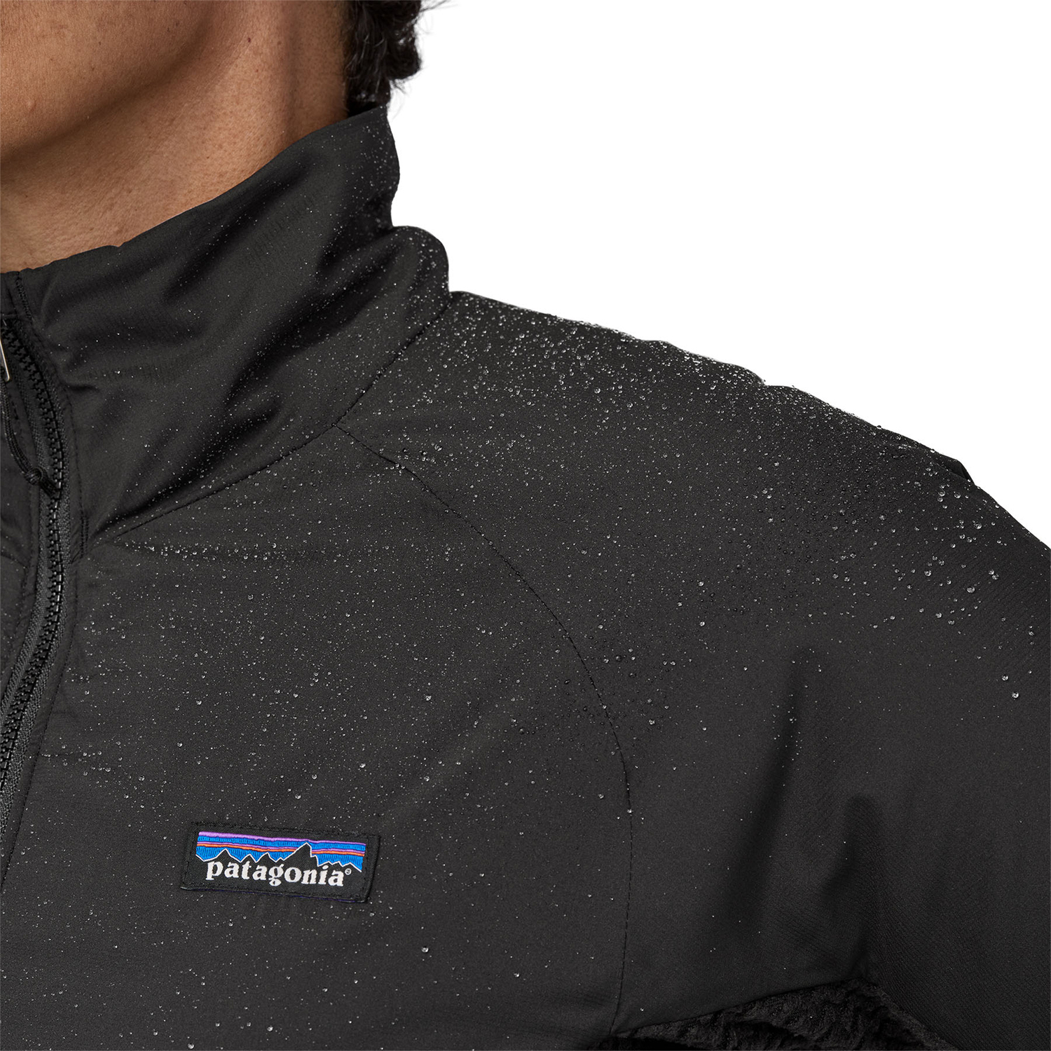 Женская легкая гибридная куртка Nano-Air Patagonia, Black — фото 3