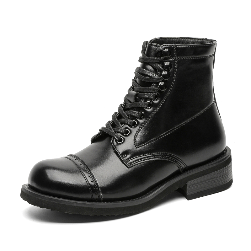 

V05 Короткие мартинсы унисекс черные, цвет Black Women's