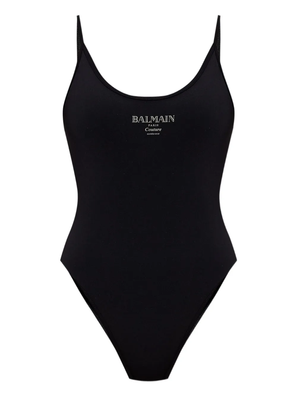 

Купальник с логотипом BALMAIN, черный