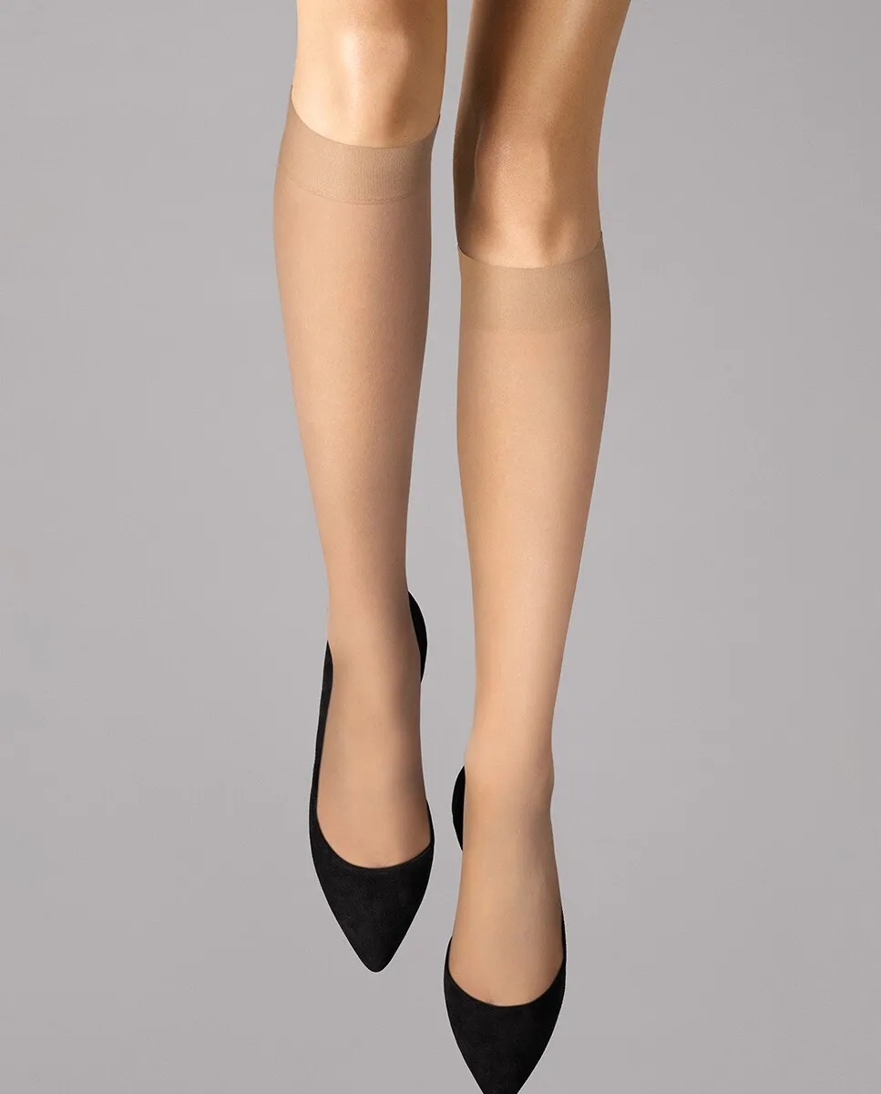 

Прозрачные полугольфы 10D Wolford, цвет Maquillaje
