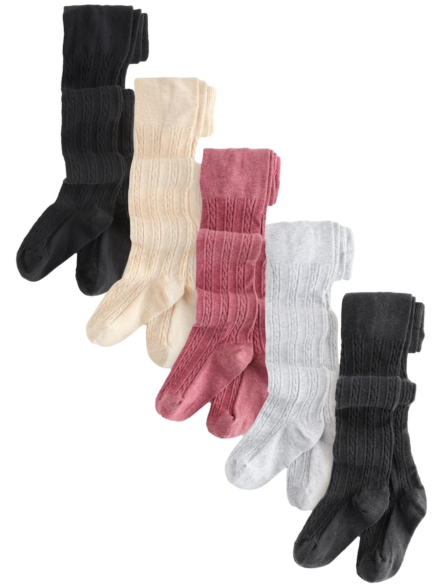 

Колготки Next, кремовый/антрацит/светло-серый/темно-розовый/черный