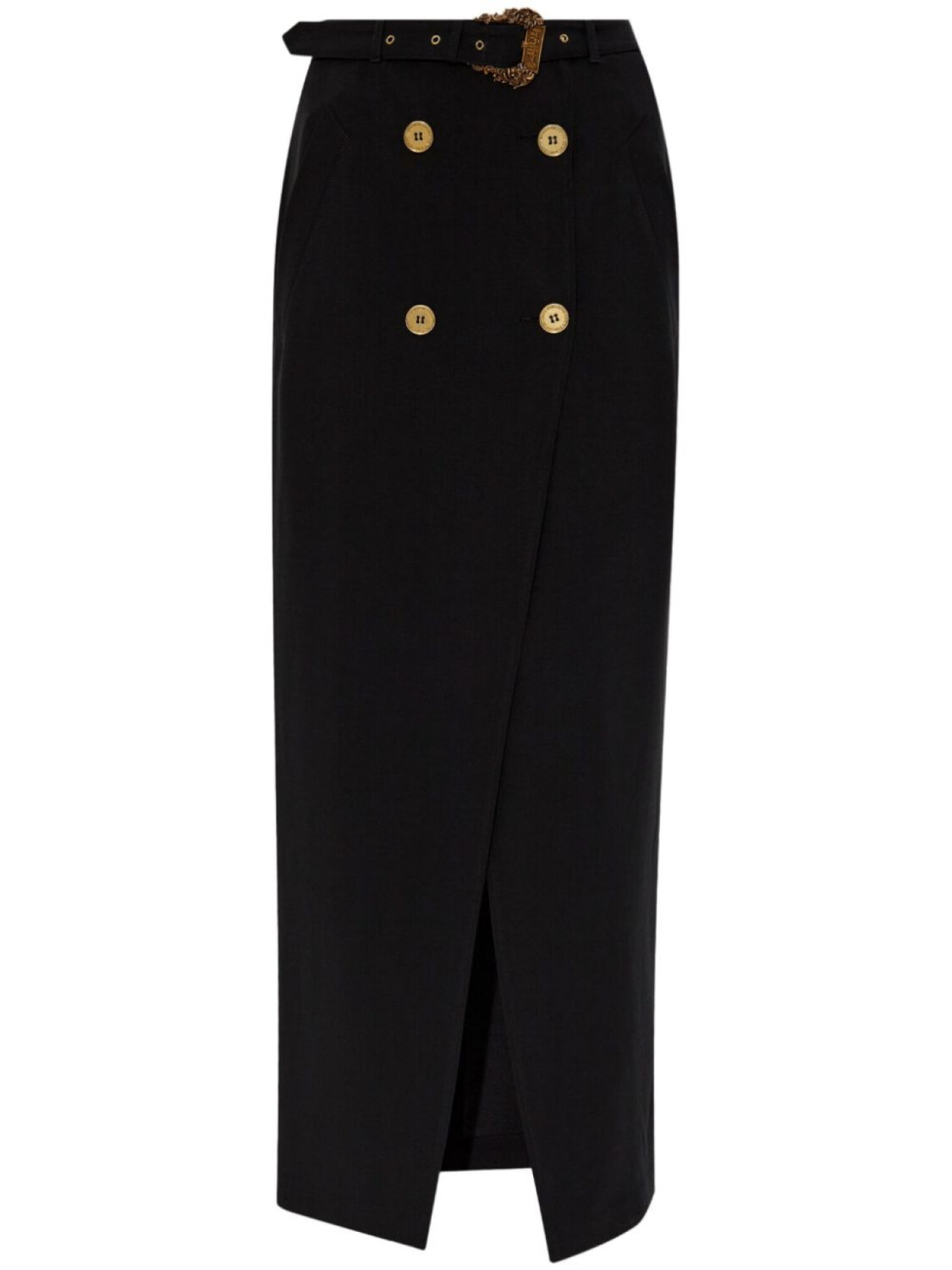 

Versace Jeans Couture юбка с пряжкой Baroque, черный