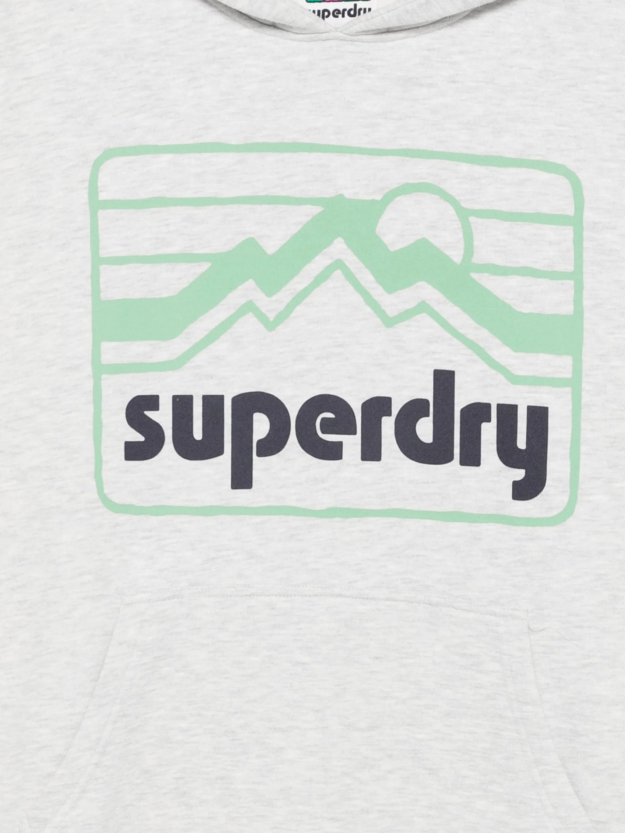 Худи 90s Terrain Superdry, серый — фото 3