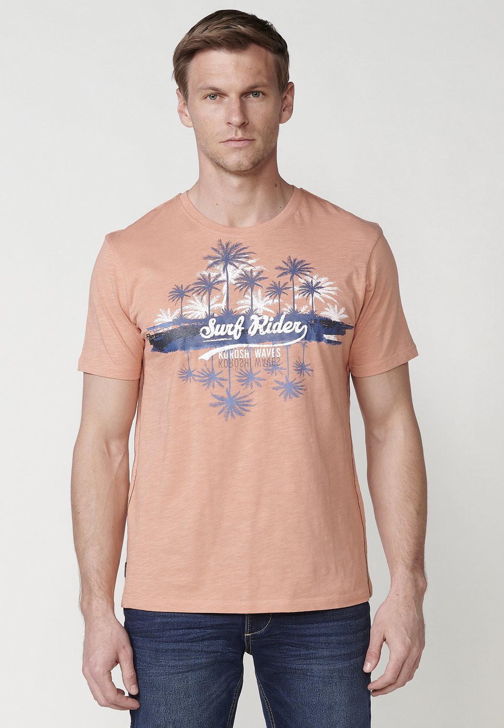 

Футболка с принтом SHORT-SLEEVED Koroshi, оранжевый
