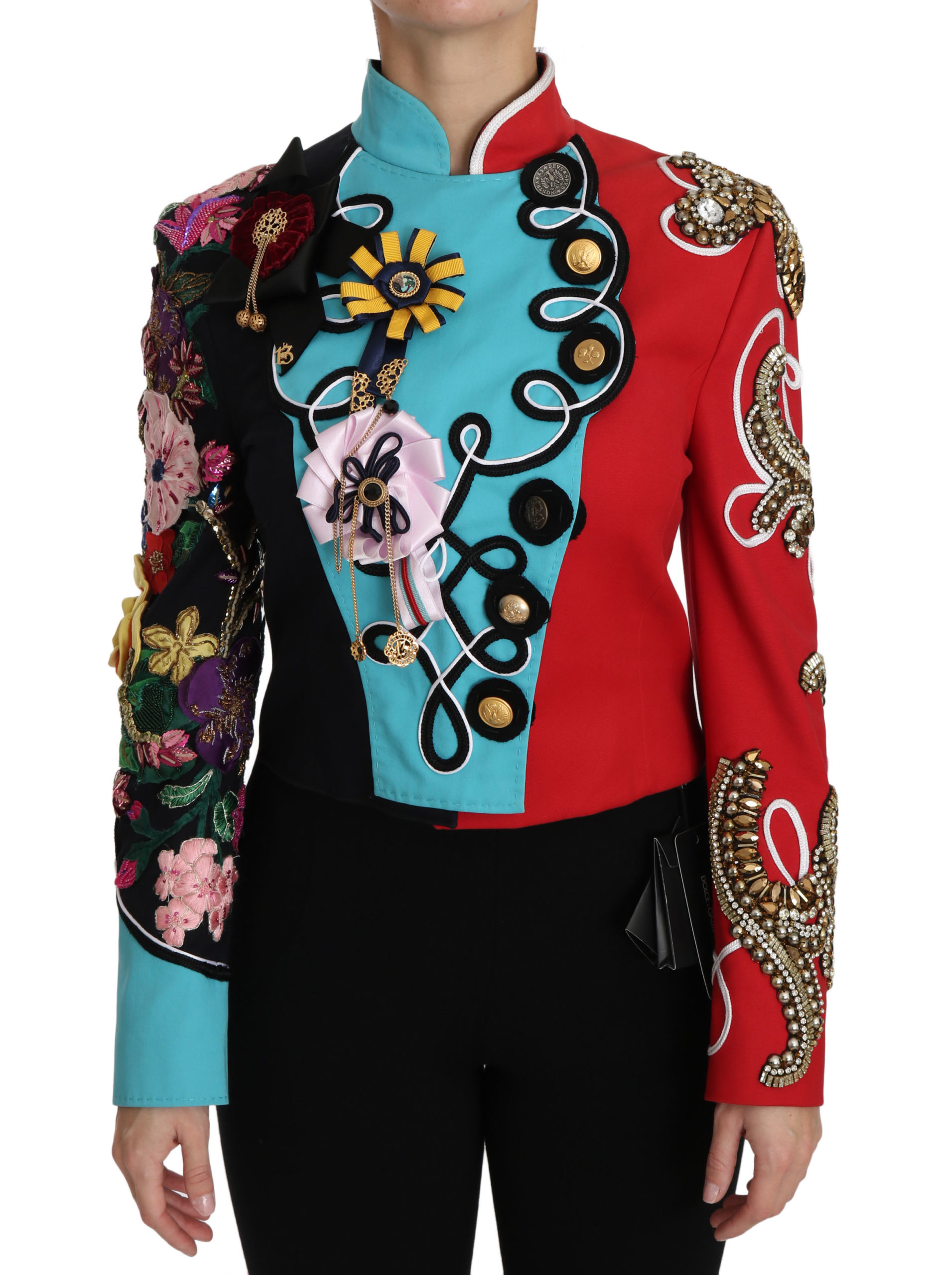 

Куртка с кристаллами Enchanted Sicily Dolce & Gabbana, красный