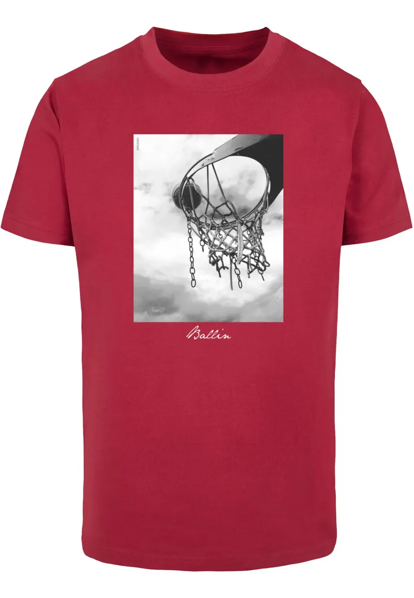 

Футболка MisterTee "Мужская футболка MisterTee Ballin 2.0", цвет Burgundy
