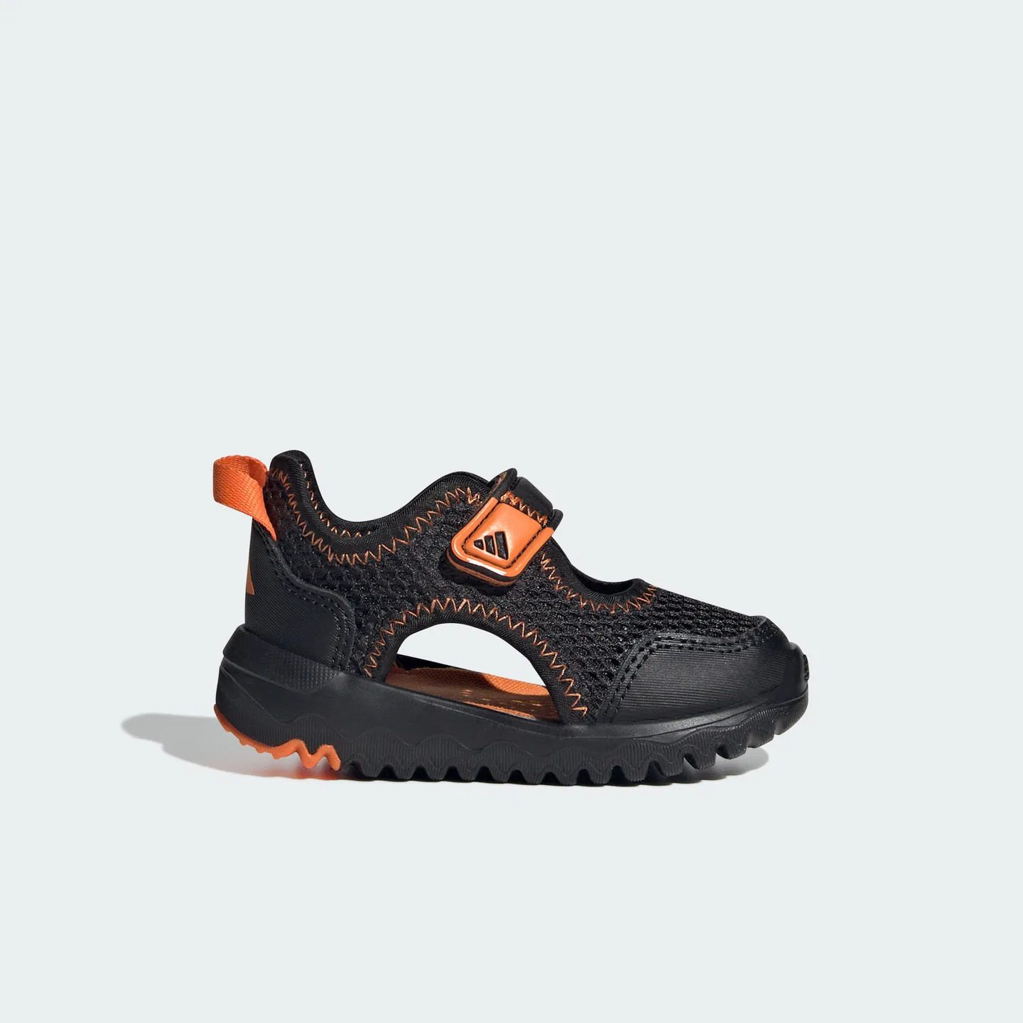 Кроссовки для малышей Adidas Fabric Black/Pure Orange — фото 3