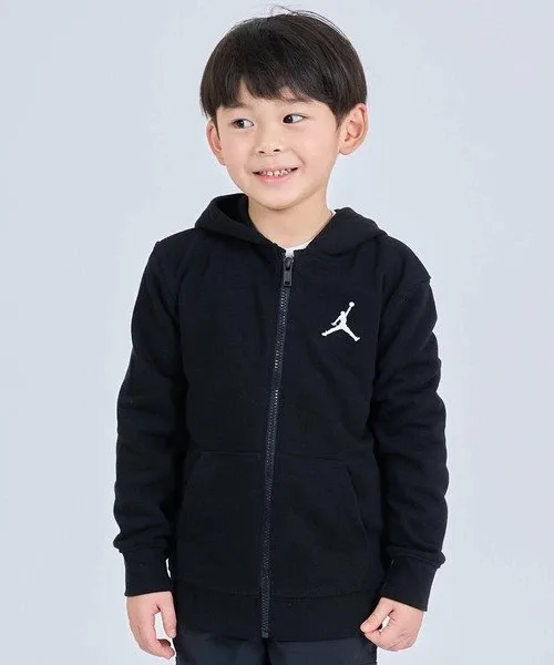 Куртка Детская верхняя одежда (105-120 см) JORDAN JDB MJ ESSENTIALS FT FZ HOODIE Jordan, Black — фото 2
